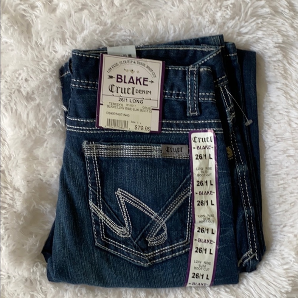NWT CRUEL GIRL JEANS CRUEL GIRL BLAKE JEANS 26 L
